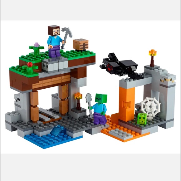 LEGO Minecraft The Abandoned Mine Building Toy 21166 Zombie NIB - Picture 10 of 12